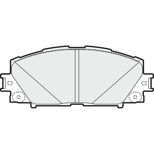 Brake pads set for toyota - set,