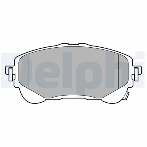 Lp3609 delphi brake pad set - delphi,