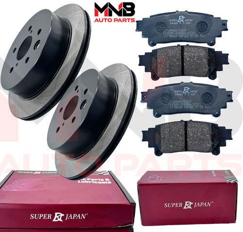 Rear brake discs - rear, pads