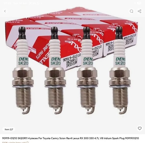 Denso spark plug iridium - 4x,