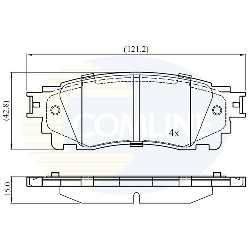 Brake pads set for - brake,